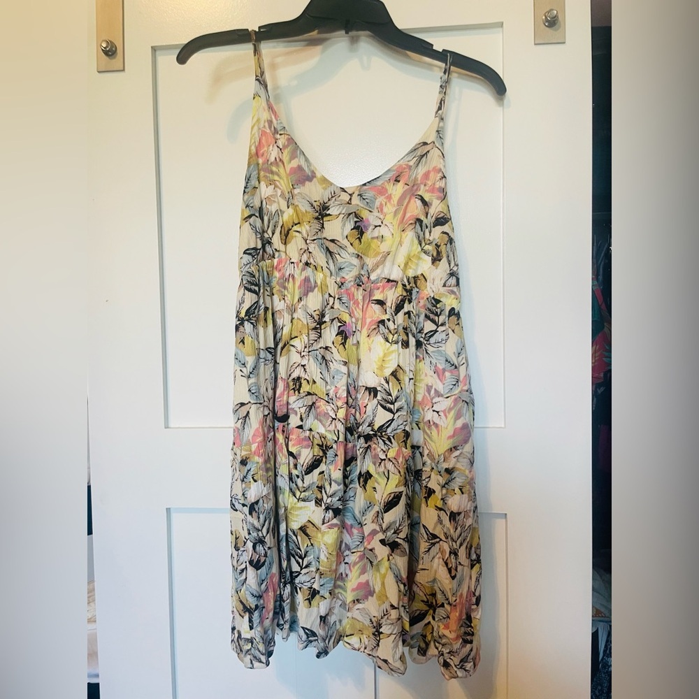 Paper Crane Multicolor Floral Mini Dress